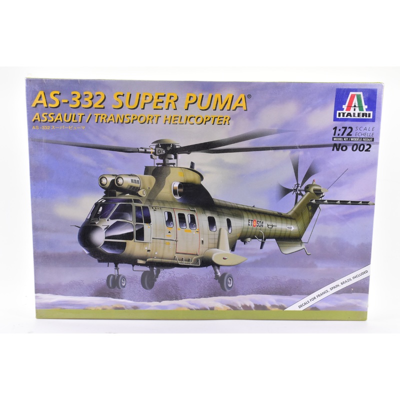 Second Chance AS-332 Super Puma Assault Transport 1:72 Scale  | 002 | Italeri Model. Co