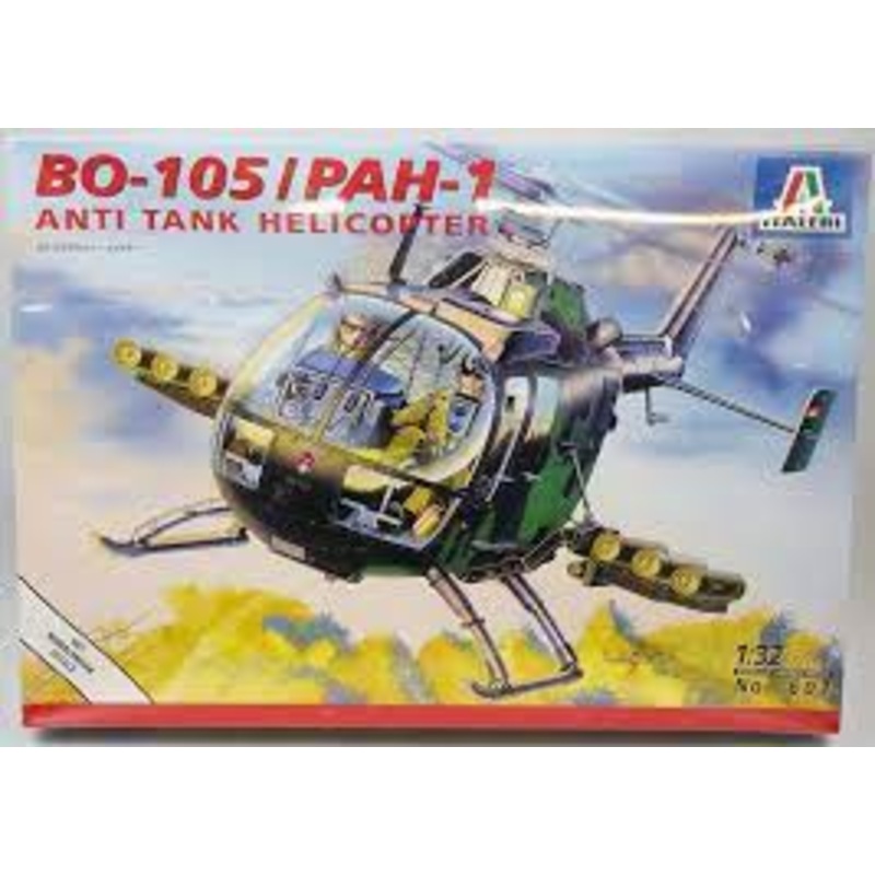 Second Chance BO-105 I PAH-1 Anti Tank Helicopter 1:32 Scale  | 601 | Italeri Model. Co