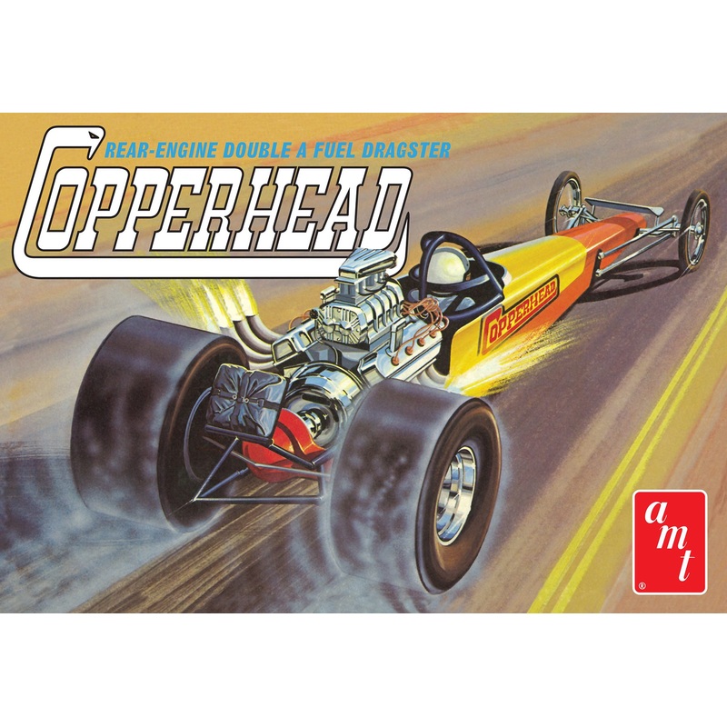 Second Chance Copperhead Rear-Engine Dragster 1:25 Scale Model Kit | AMT1282 | Round2