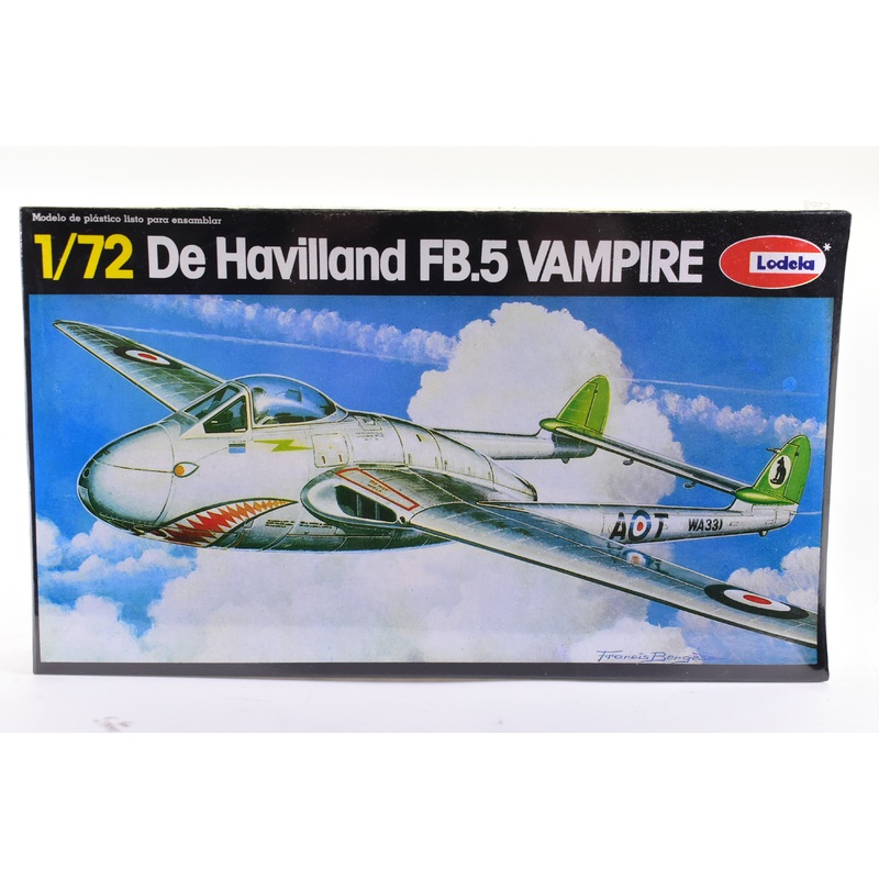 Second Chance DE.Havilland FB.5 Vampire 1:72 Scale | 9283 | Lodela Model Co.