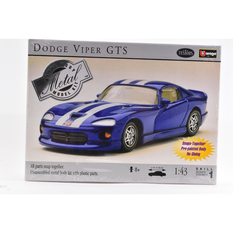 Second Chance Dodge Viper GTS  1:43 Scale  | 141 | Testor Model Kits