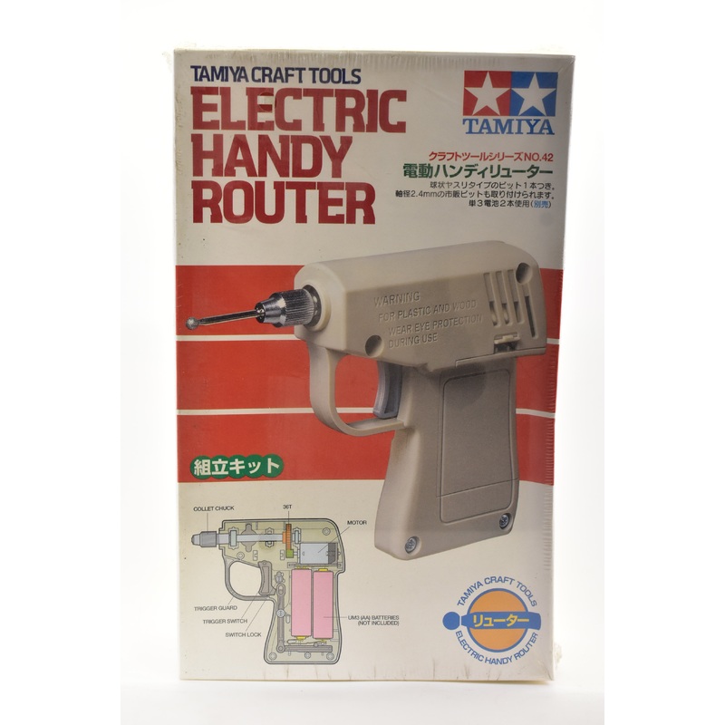 Second Chance Electric Handy Router Box Scale |  74042 | TAMIYA Plastic Model