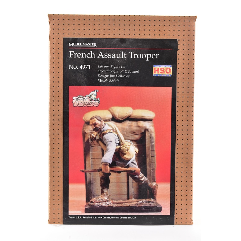 Second Chance French Assault Trooper Resin 120mm Scale  | 4971 | Model Master / Testor