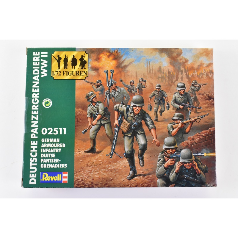 Second Chance German Armoured Infantry WWII 57 parts 1:72 Figure Set | 02511 | Revell Model Co.
