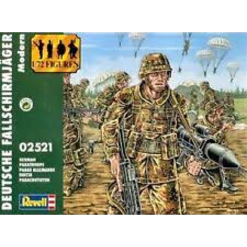 Second Chance German Paratroops WWII 51 parts 1:72 Figure Set | 02521 |  Revell Model Co.