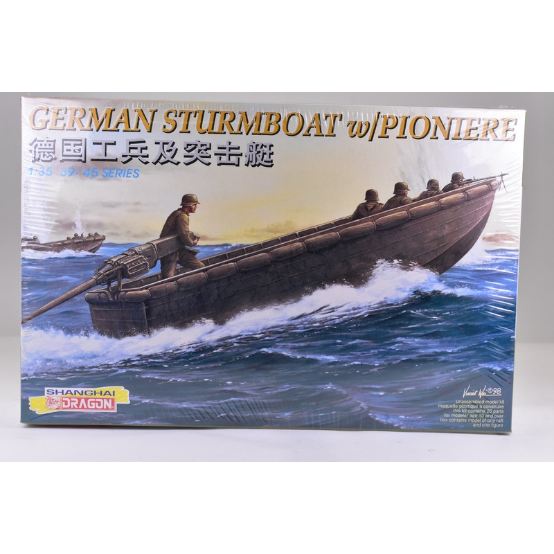 Second Chance German Sturmboat w/Pioniere 1:35 Scale | 6108 | Dragon Model Co.