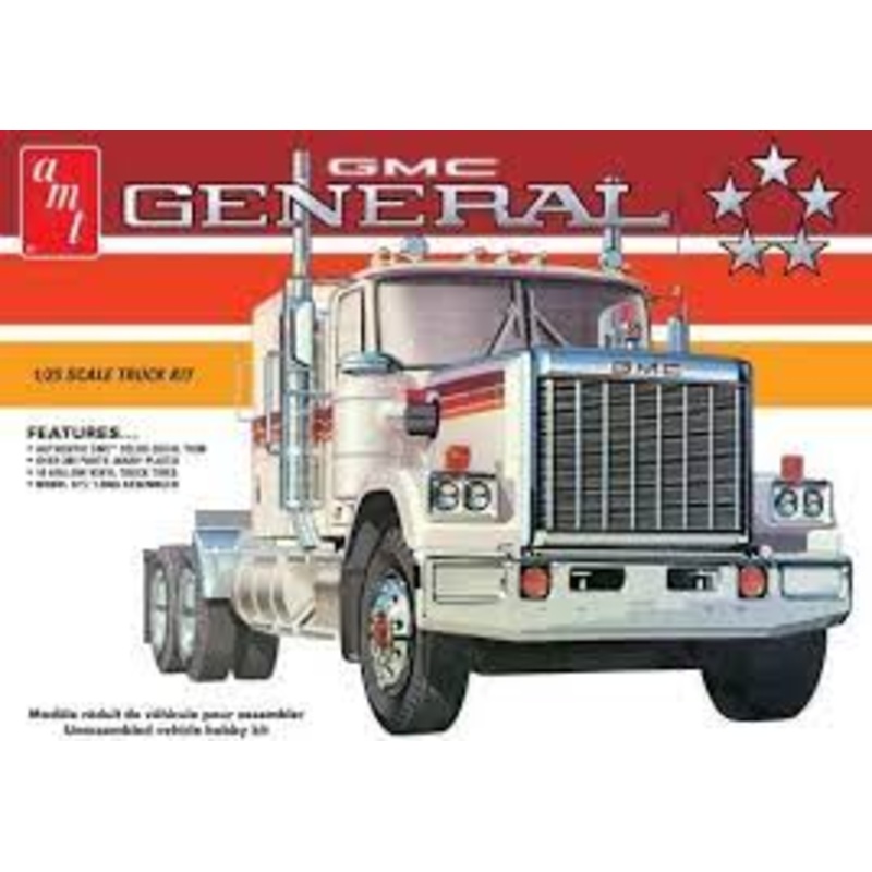 Second Chance GMC General Semi Model Tractor  1:25 Scale Model Kit | AMT1272 | Round2