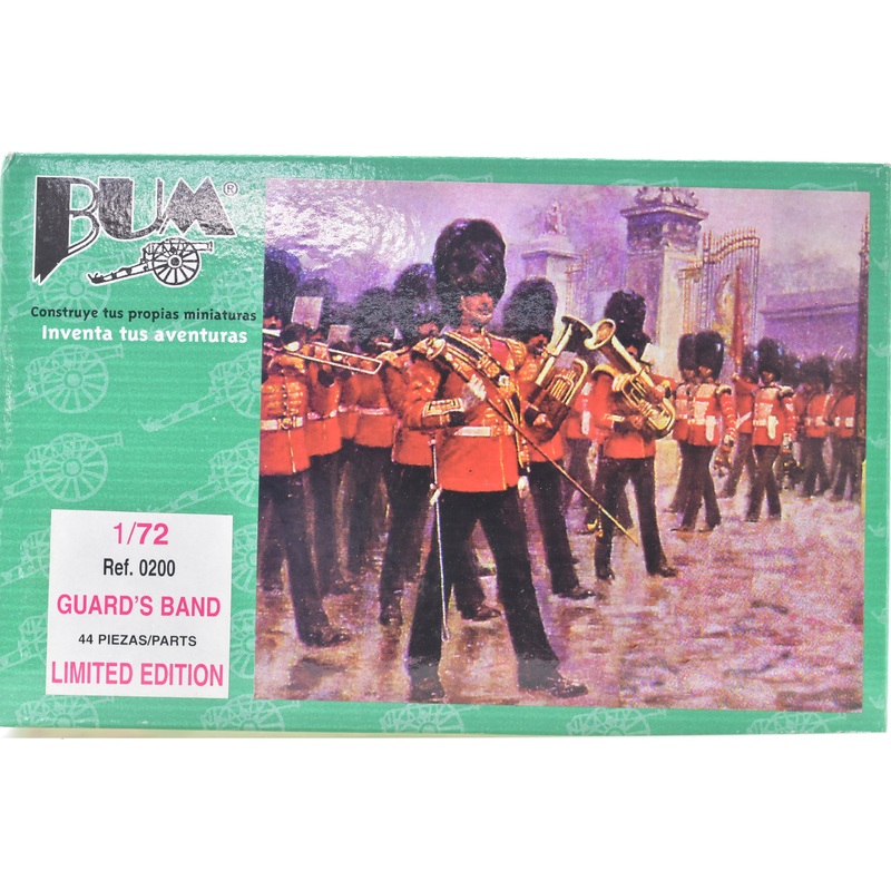Second Chance Great Britian's Palace Guard's Band (44 parts ) 1:72 Figure Set | 0200 | Bum Model Co.