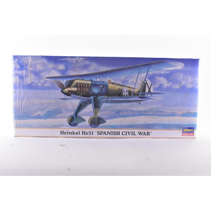 Second Chance heinkel He51 "Spanish Civil War" 1:72 Scale | 00726 | Haegawa Model Co.
