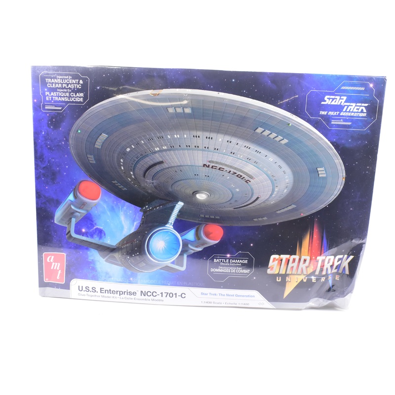 Second Chance  StarTrek U.S.S Enterprise NCC-1701C 1/1400 Scale | AMT1332 | AMT Model Kits