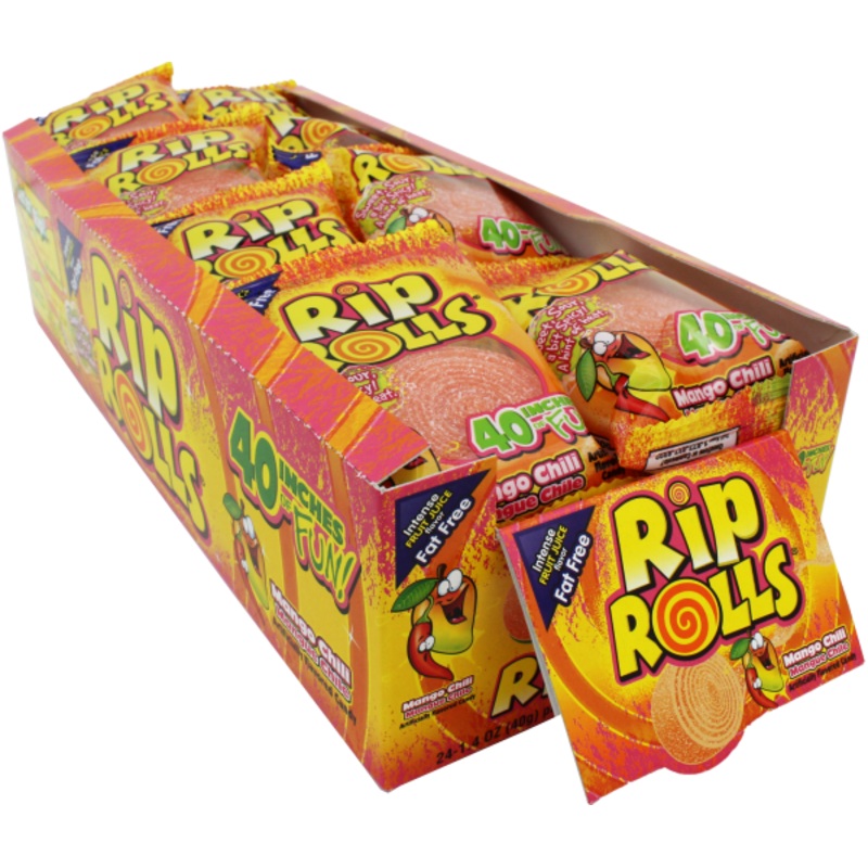 Rip Rolls Mango Chili | 01078 | Nassau Candy