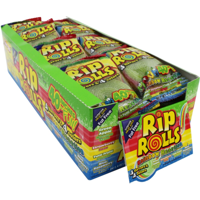 Rip Rolls Rainbow Reaction | 090684 | Nassau Candy