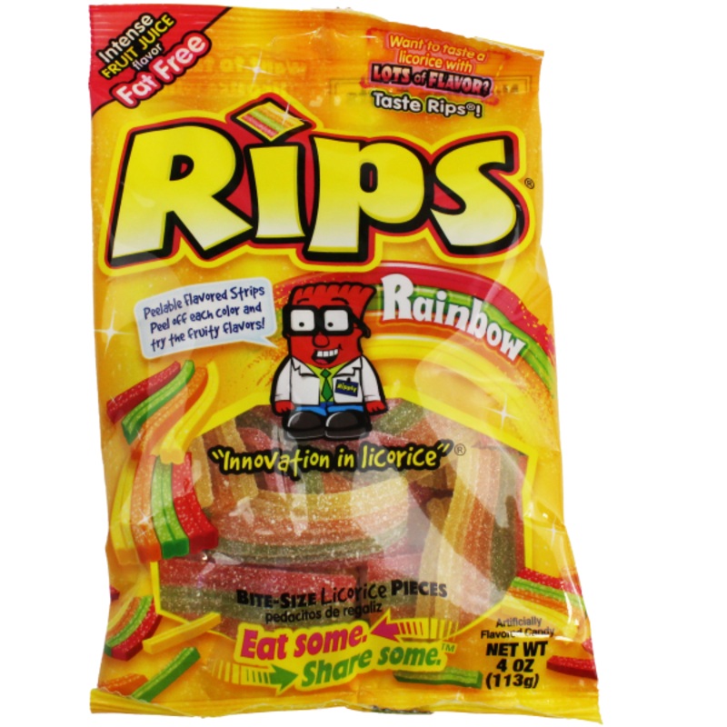 Rips Roll Rainbow Peg Bag | 34671 | Mountain Sweets
