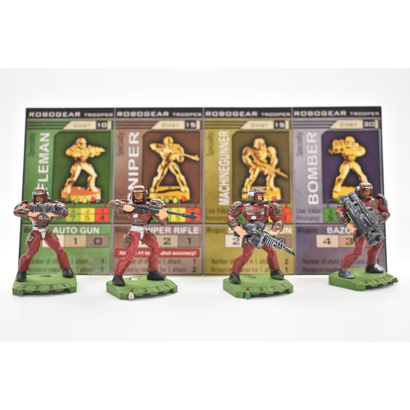 RoboGear Trooper Sprue (4 Figures)  | 6014 | Robogear