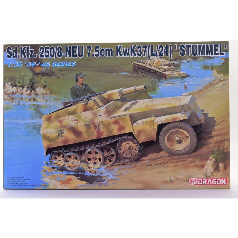 Sd.Kfz. 250/8 NEU 7.5 cm KwK37 (L/24)' :"Stummel" '39-"45 Series 1:35 | 6102 | DML Model Kits
