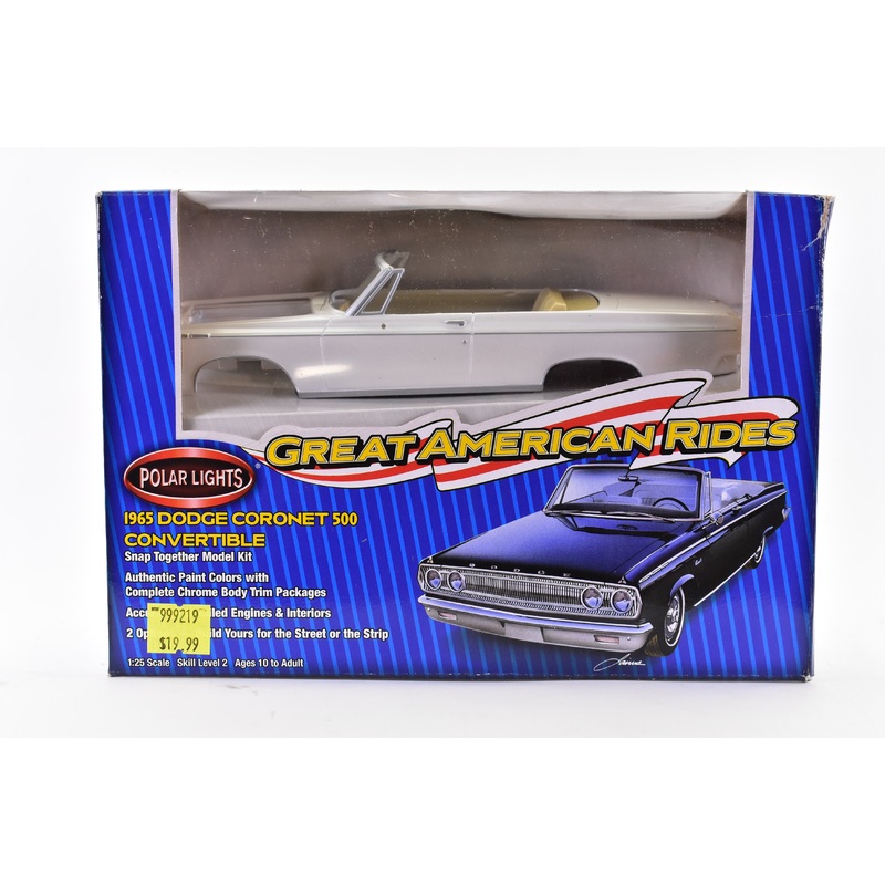 Second Chance  1965 Dodge Coronect 500 Convertible 1/25 Scale  | 53001 | Polar Lights