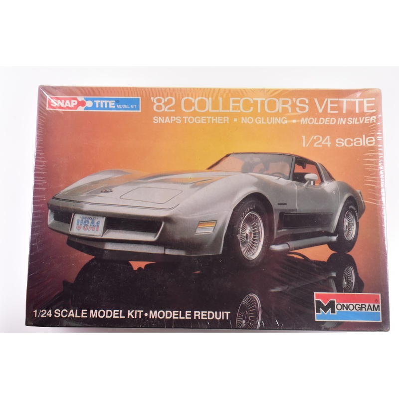 Second  Chance 1982 Collector's Corvette Snaptite 1:25 Scale | 1414 |  Monogram