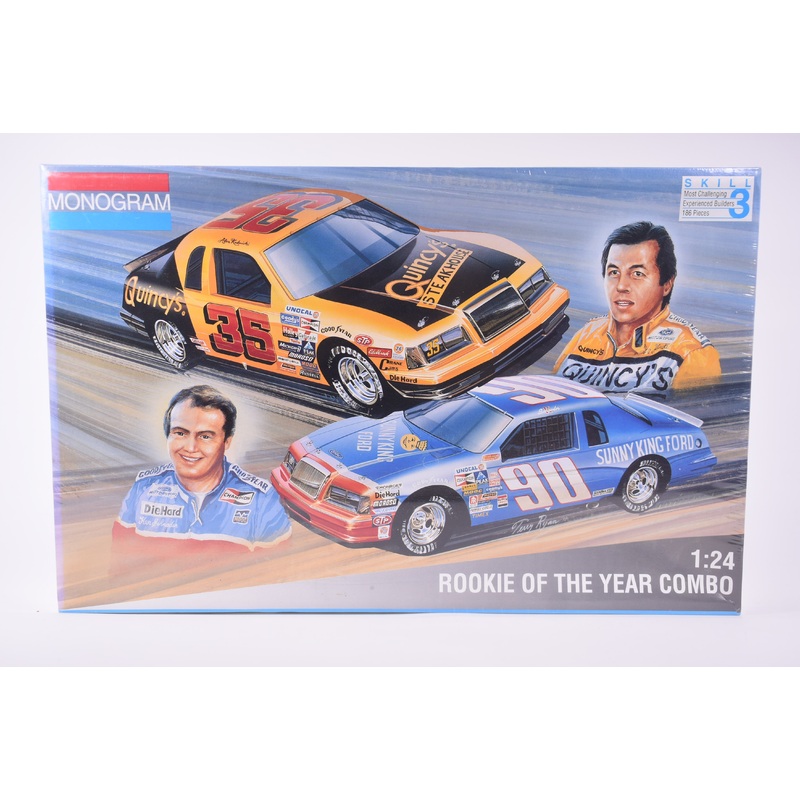 Second  Chance Rookie of The Year Stock Car Combo 1985 THunderbirds  1:24 Scale | 6368 |  Monogram