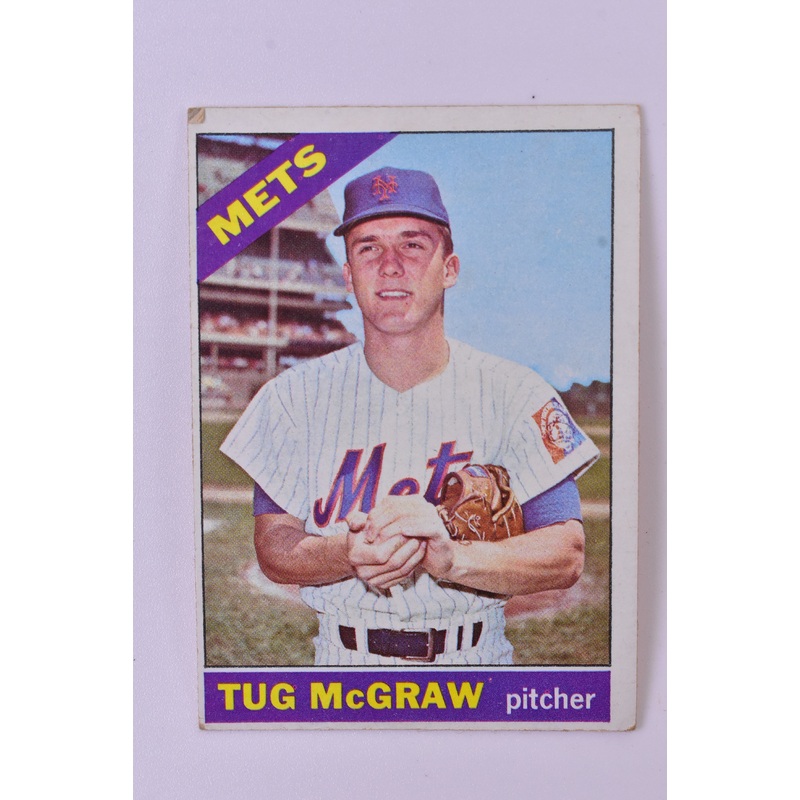 Second  Chance  Topps N.Y Mets Tug McGraw 1965  | Topps 124 | TAH Collection