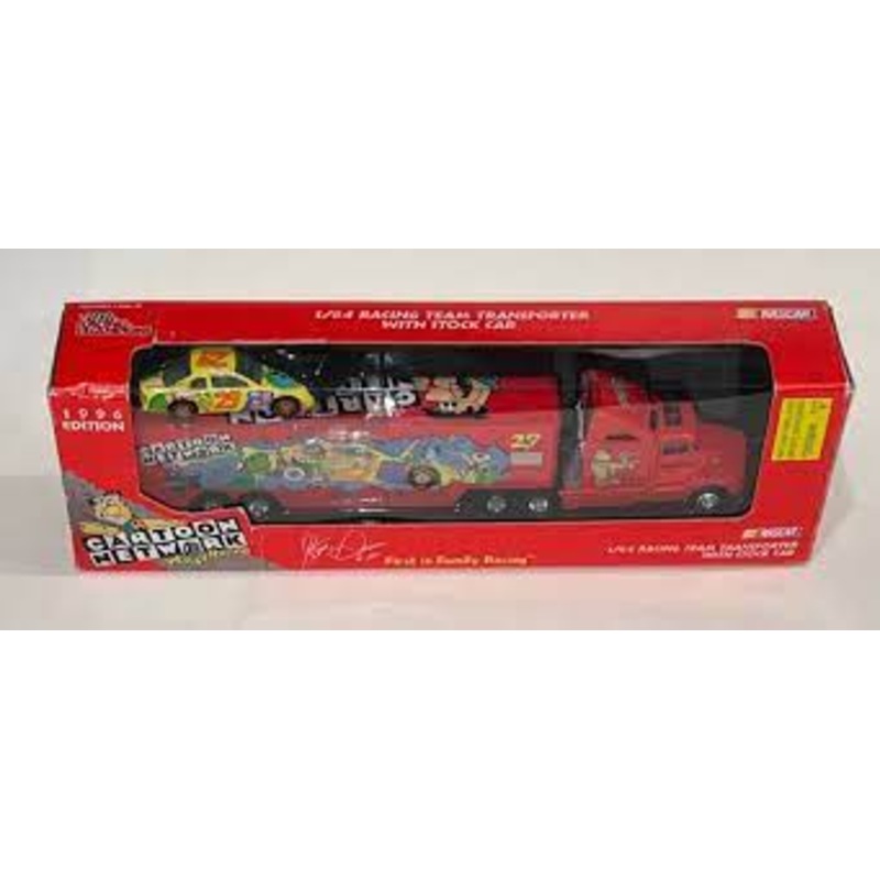 Racing Team Truck with Car Cartoon Network  1/64 Scale | 09446 |  Racing Champions