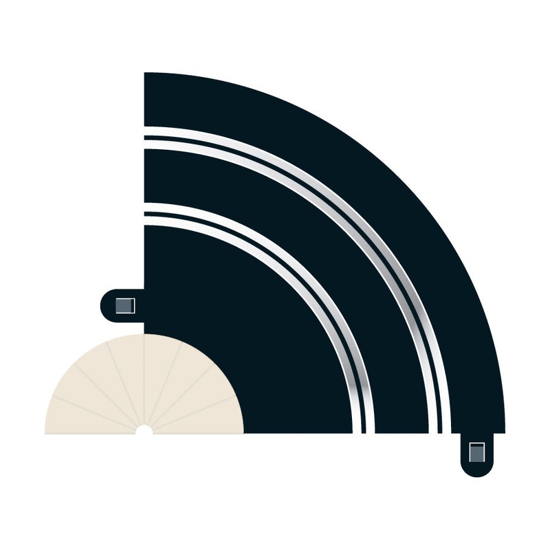 Radius 1 Hairpin Curve 90 x 2 | C8201 | Scalextric