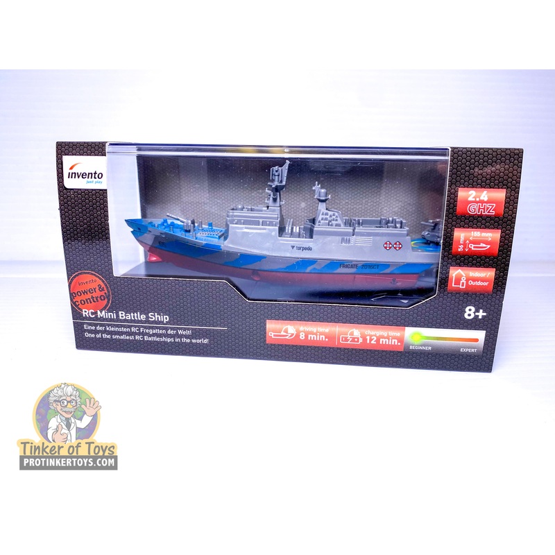 RC Mini Battleship  2.4 GHZ  | 500820 | Invento