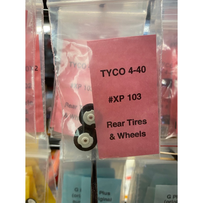 Rear Tires & Wheels | XP 103  | Tyco