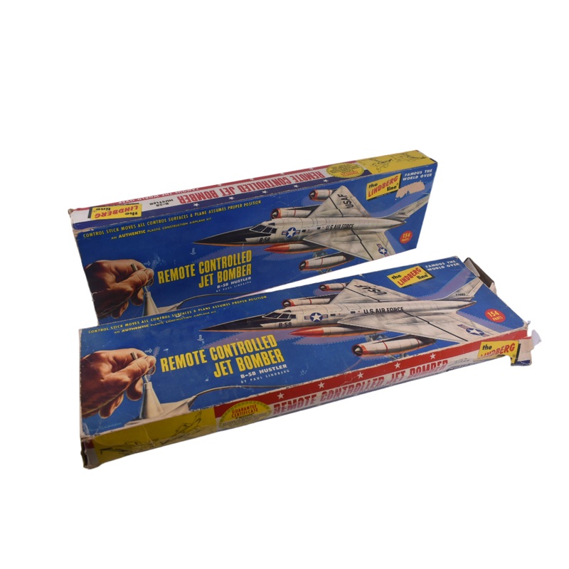 Remote Controlled B-58 Hustler Bomber Opened Kit  Scale | 551 | The Lindberg Line