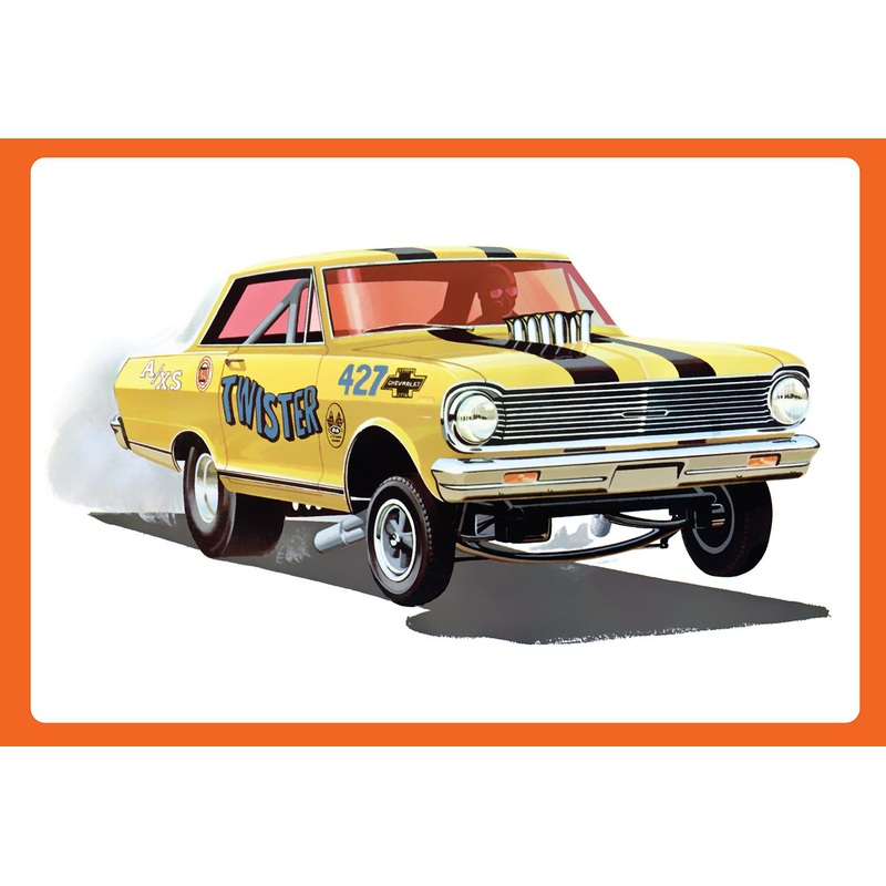 1965 Chevy II Nova AWB "Twister" 1:25 Scale Model Kit | AMT1293 |  AMT