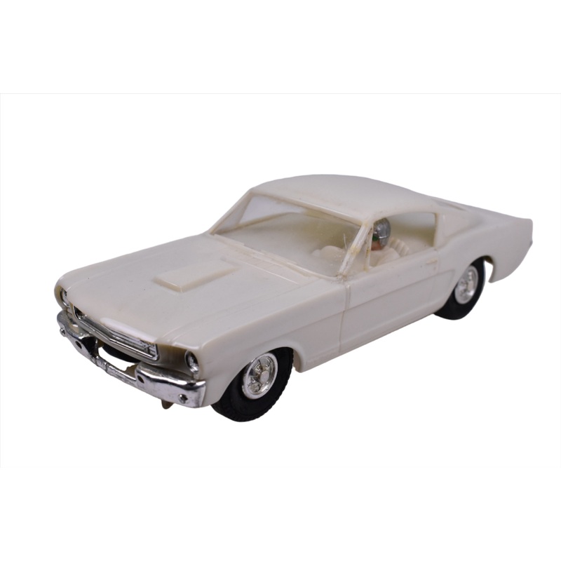 1965 Ford Mustang White  1/32 Slot Car  | 1243-11 | Eldon