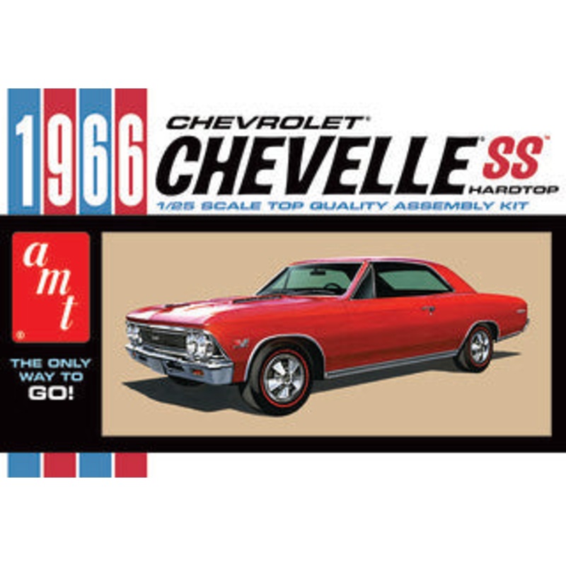 1966 Chevy Chevelle SS 1:25 Scale Model Kit | AMT1342 |  AMT