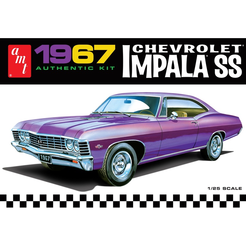 1967 Chevy Impala SS (Stock) 1:25 Scale Model Kit | AMT981M |  AMT