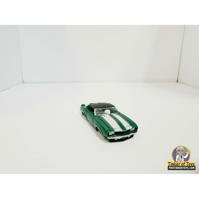 1969 Camaro RS Convertible Dark Green White Stripes | MM07031 | Model Motoring