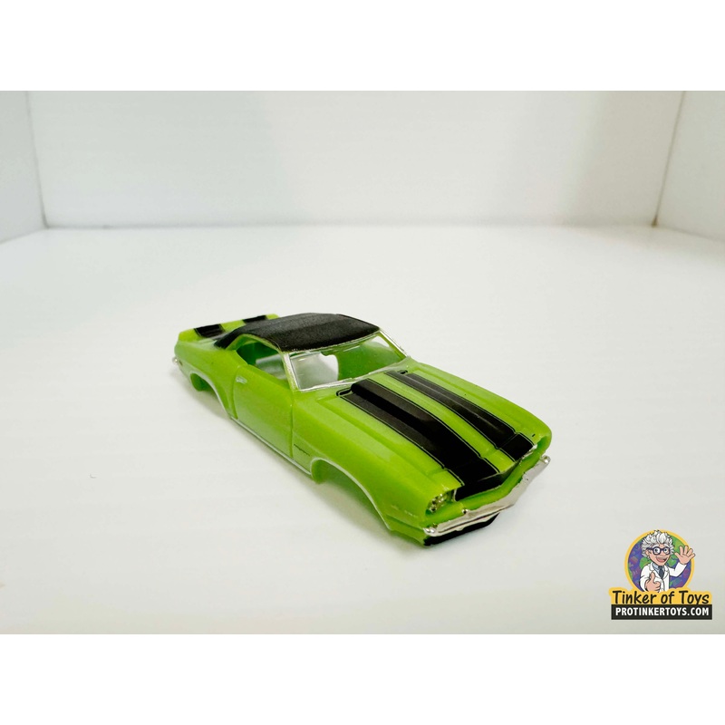 1969 Camaro RS Convertible Light Green Black Stripes | MM07042 | Model Motoring