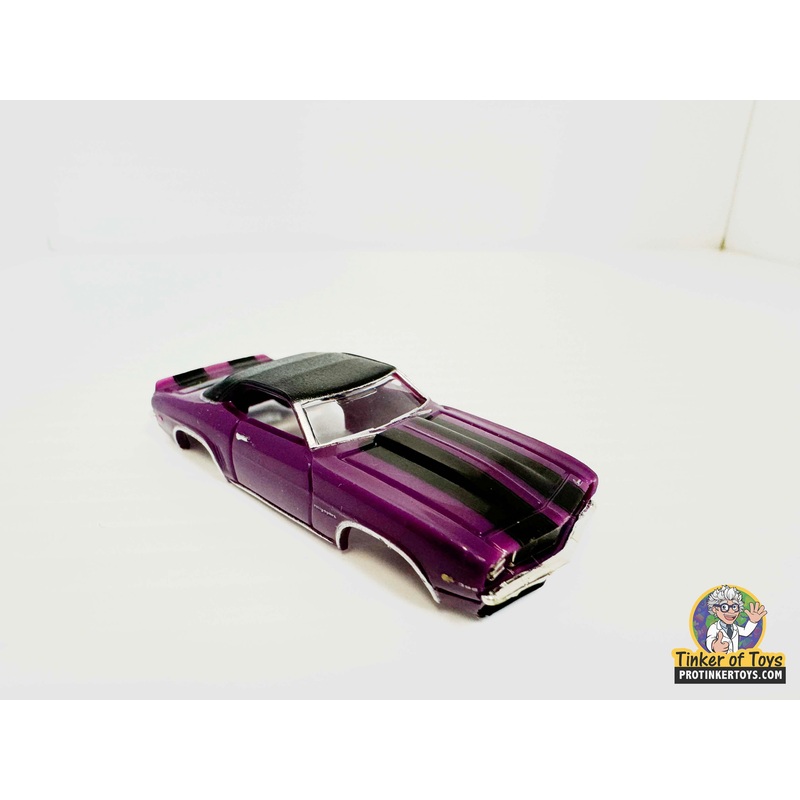 1969 Camaro RS Convertible Purple Black Stripes | MM07072 | Model Motoring