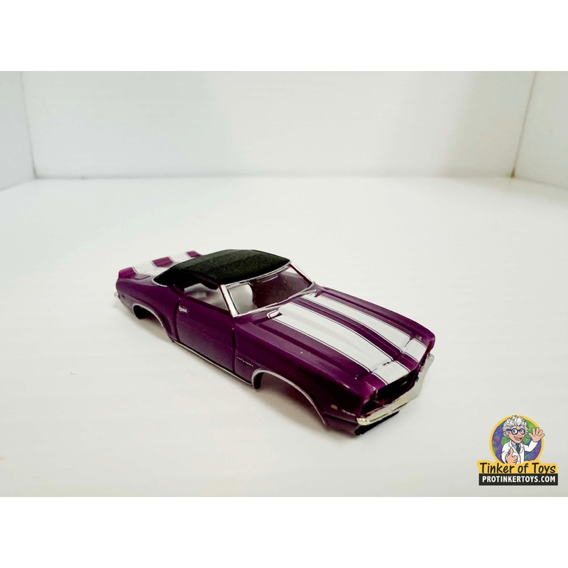 1969 Camaro RS Convertible Purple White Stripes | MM07071 | Model Motoring