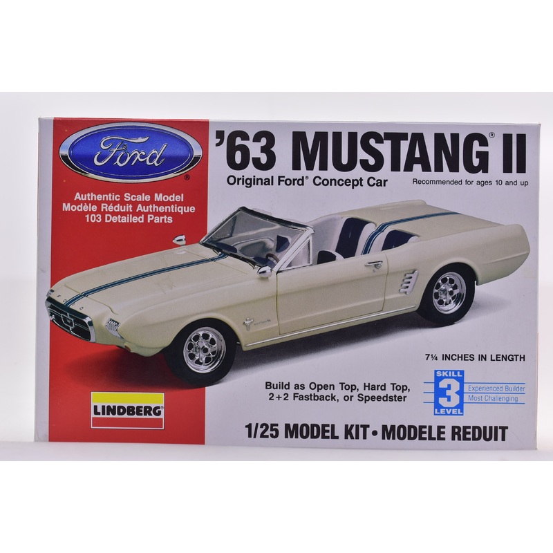 1969 Mustang II Original Ford Concept car  1:24 Scale | 72169 |  Lindberg Model