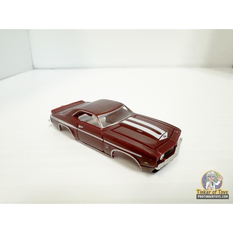 1969 Yenko Camaro Maroon White Stripes | MM12051 | Model Motoring