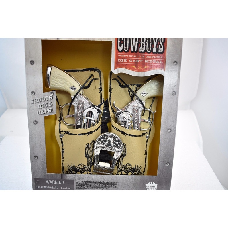 Parris Western Repeater Pistols & Double Holster | 5513 | Parris Toys