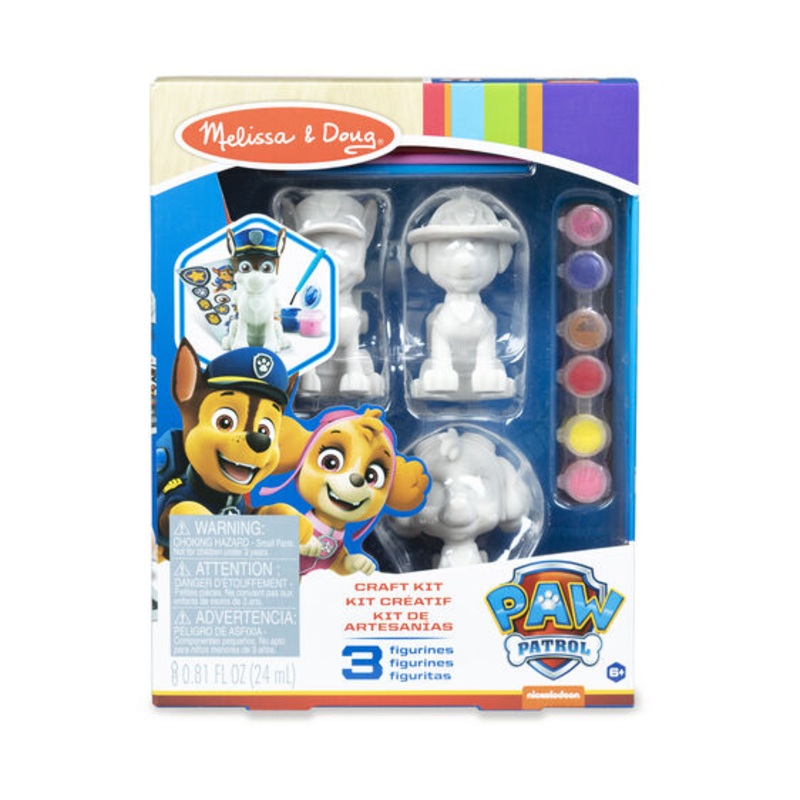 Paw Patrol Craft Kit  Pup Figurines | 33265 | Melissa & Doug