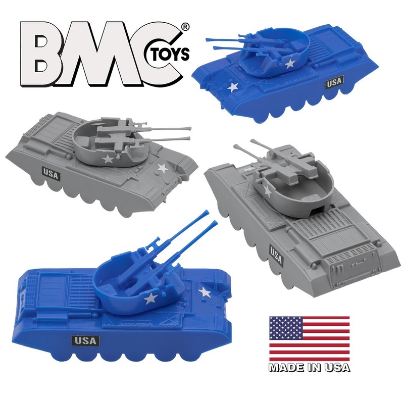 Payton Anti-Aircraft Tanks  Blue VS Gray | 67020 | BMC