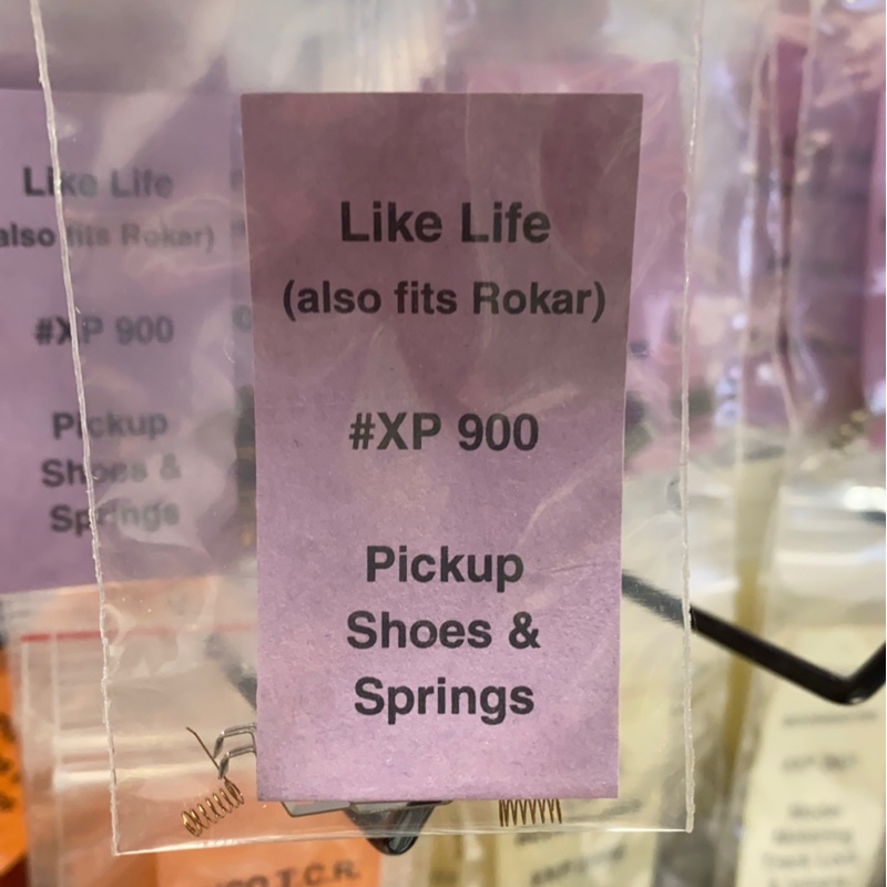 Pickup Shoes & Springs | XP 900 | Life Like