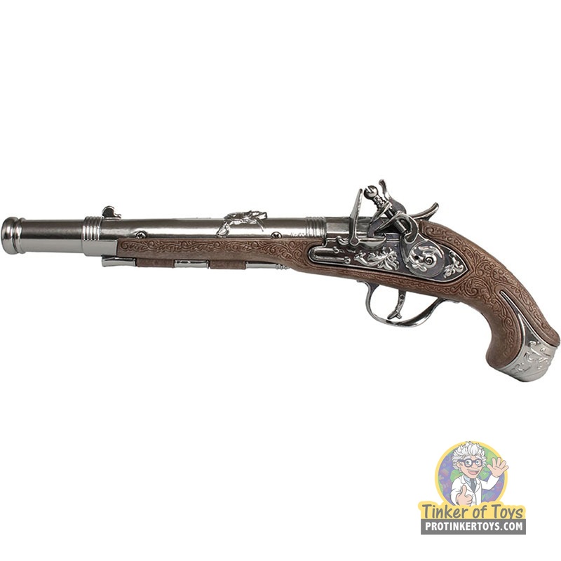 Pirates Island Replica Flintlock Pistol Die Cast Metal | 94/0 | Gonher
