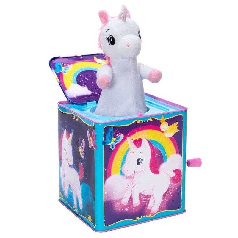 POP & GLOW UNICORN JACK IN THE BOX |  UJB | Schylling
