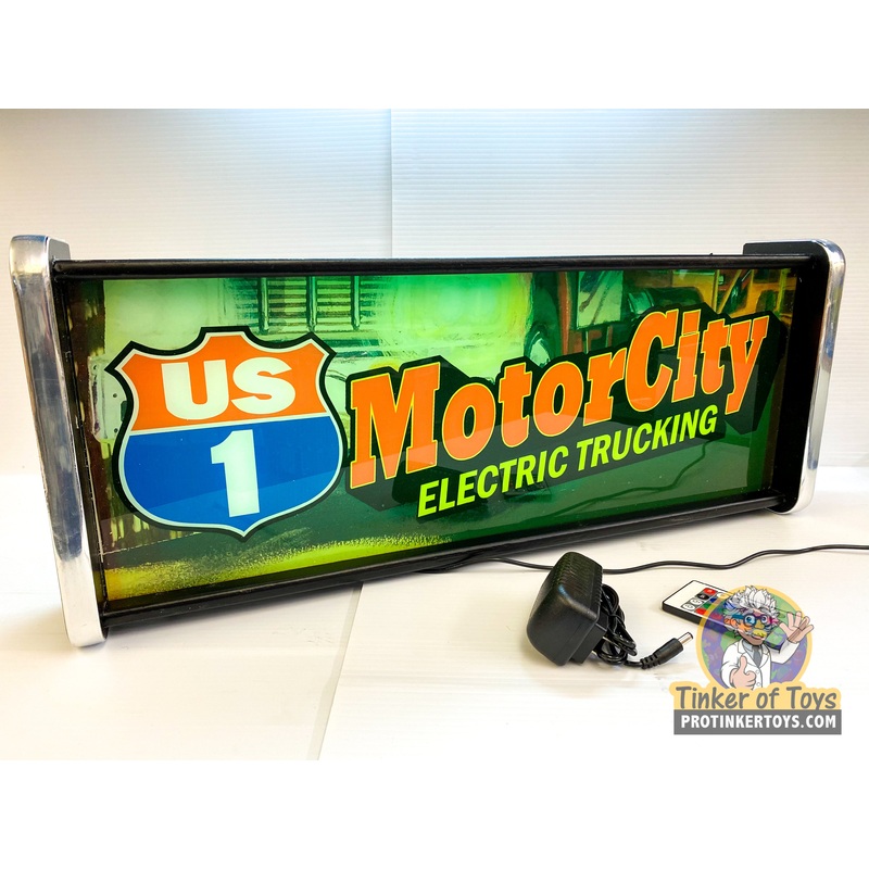 Motor City Electric Trucking US1 | Light Up Display Sign
