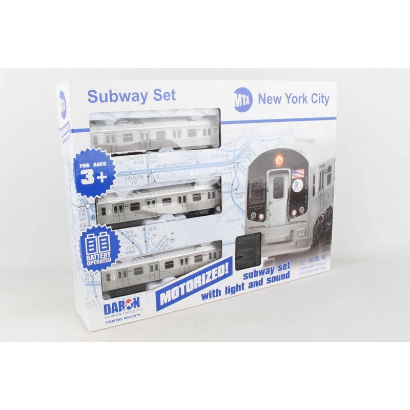 MTA 3 Piece Train Set W/Track | NY23075 | Daron