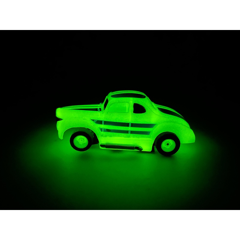 Nite Glow 1940 Ford Coupe Blue Stripes | B1512 | Tyco