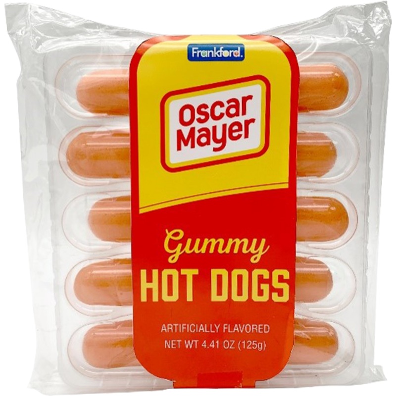 Oscar Mayer Gummy Hot Dog  | 11307  | Mountain Sweets