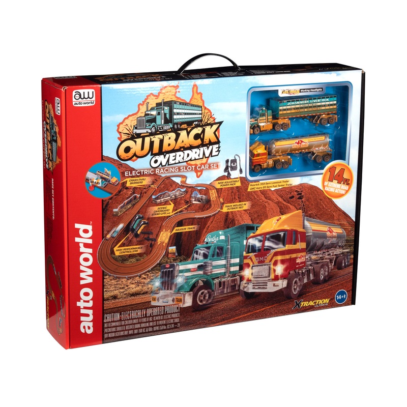 Outback Overdrive 14' Slot Race Set | SRS352 | Auto World