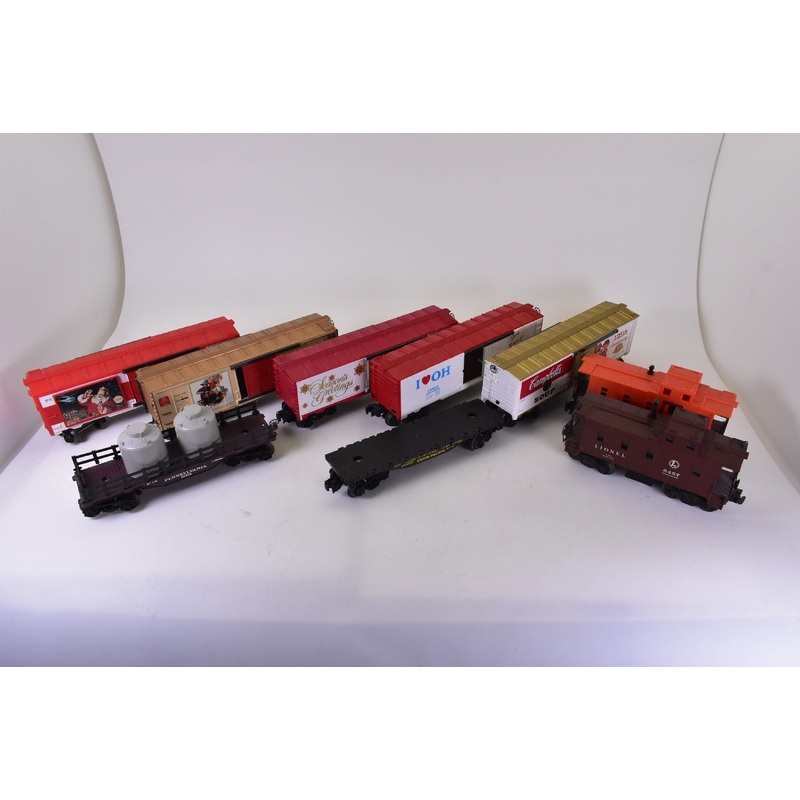 Mega Lot of Rolling Stock 9 Cars O Gauge Lot  D | Mega Lot | Lionel